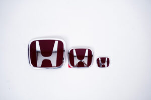 Honda JDM Type R Emblems (Set Of 3) | Aftermarket Replacement Logos