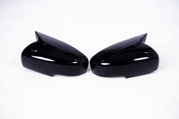 Grand Vitara and Toyota Hyryder Batman Style Mirror Covers | Aftermarket Glossy Black/Carbon Finish