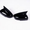 Grand Vitara and Toyota Hyryder Batman Style Mirror Covers | Aftermarket Glossy Black/Carbon Finish